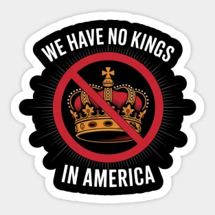 No-Kings-In-America Sticker